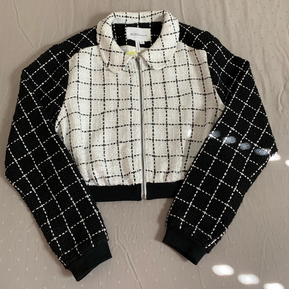 BCBG Generation Plaid Jacket